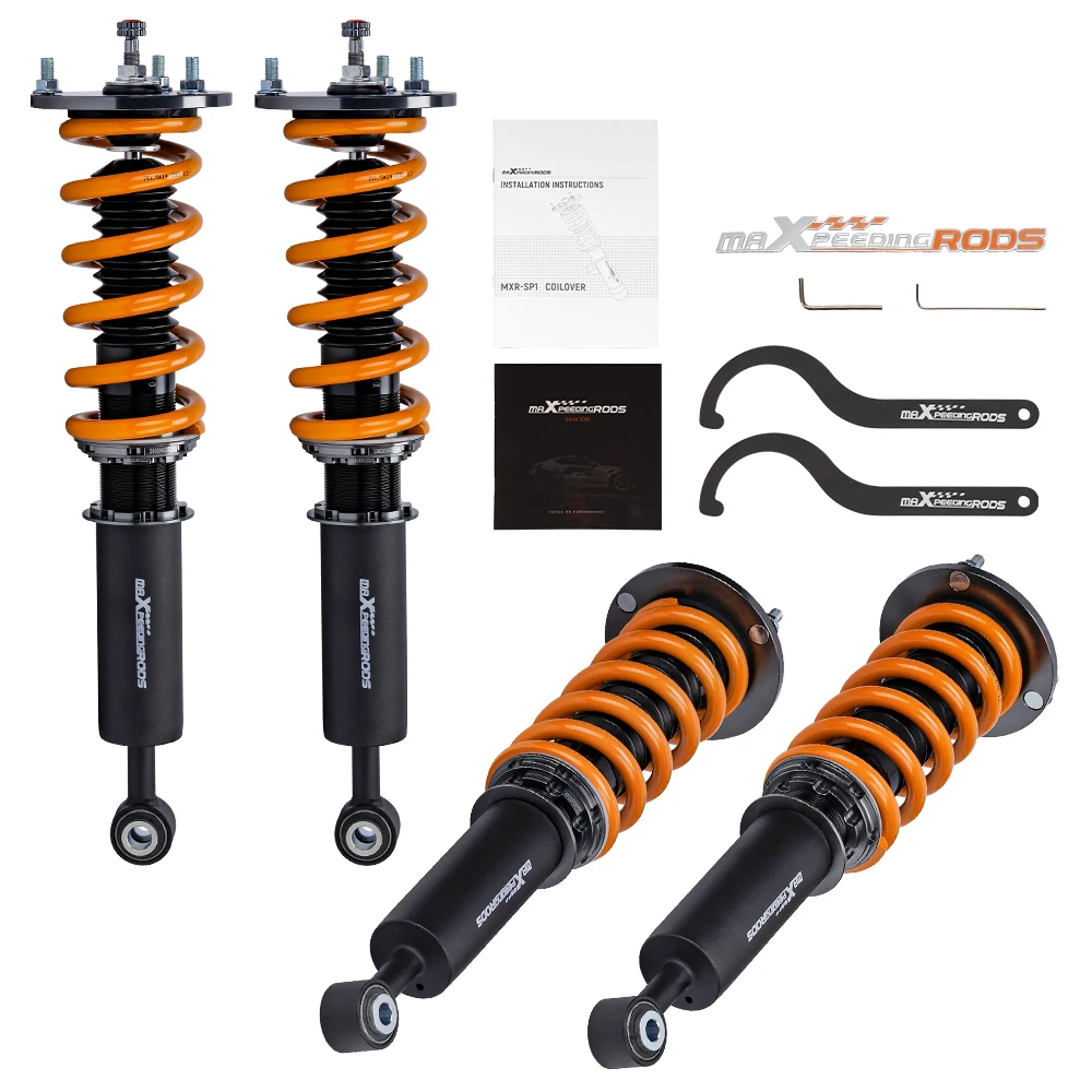 

Full Coilovers Strut Suspension Kit 24-way Damping For LEXUS LS430 01-06 UCF40 Shocks Absorbers