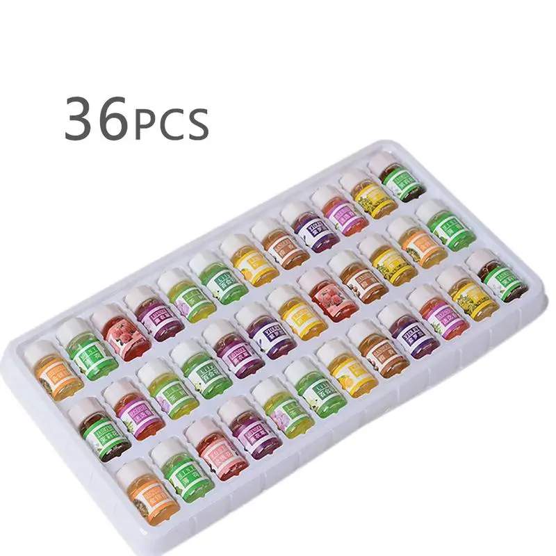 

36Pcs/Pack Essential Oil Water Soluble For Humidifier Air Purifier Incense Aromatherapy Lamp Relieve Stress Essential Oil Set