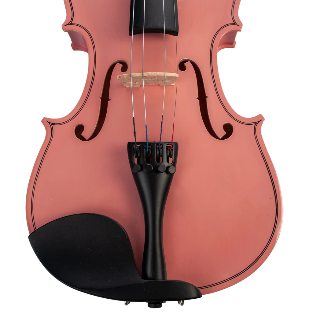 Acoustic Violin 4/4 Full Size Violin Fiddle Student Violin 4/4 Violin For Beginners w Case Bow String Shoulder Rest Mute enlarge