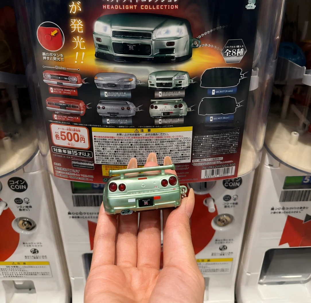 Оригинальные капсульные игрушки: милые кавайные фигурки GT-R Generations с фарами, звуком и светом, коллекционные брелоки-подвески Gachapon (art.: 3920dcae33762) - 3920dcae33762