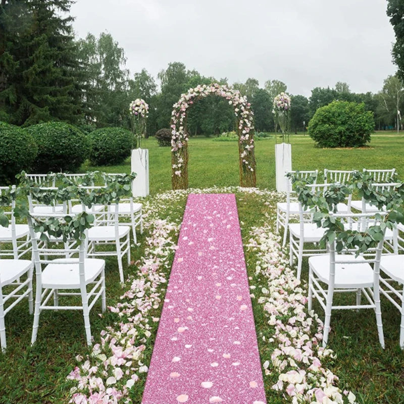 

Wedding Custom Rug, Sparkling Rug Pink.silver.gold.party Party.prom.Christmas,thanksgiving Runway Aisle Rug 1m.6m.9m.custom