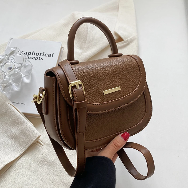 

Mini Top Handle Tote Crossbody Sling Bag Female Shoulder Side Bag for Women 2022 Trendy Fashion Design Handbags