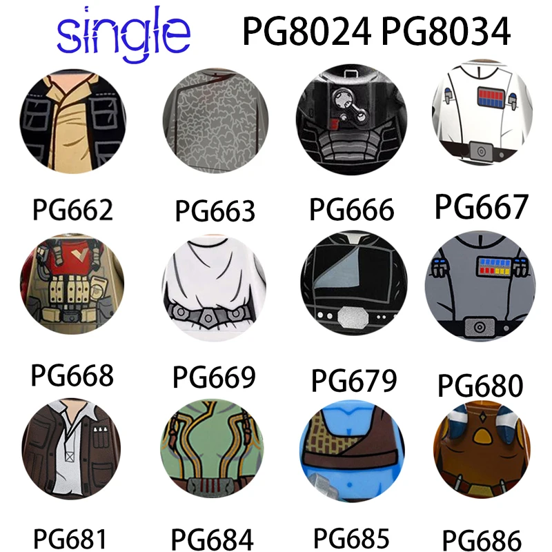 PG8024 PG8034 одиночные мини-фигурки изгой из аниме принцесса дешевые строительные