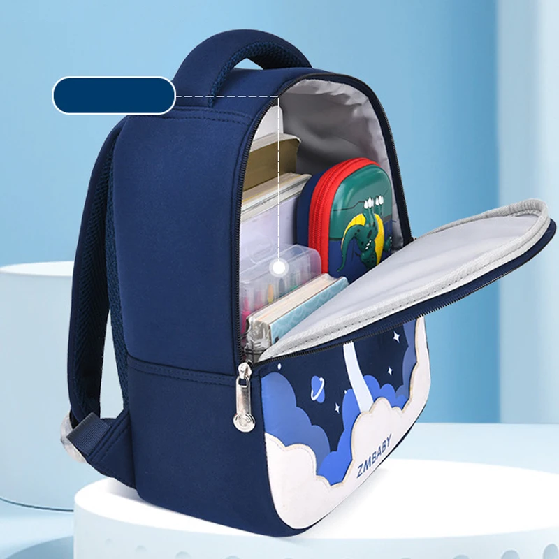 Cartoon car Baby Girls Boys Backpacks High Quality Kindergarten rockets Schoolbag Kids Cute Backpack Children School Bags