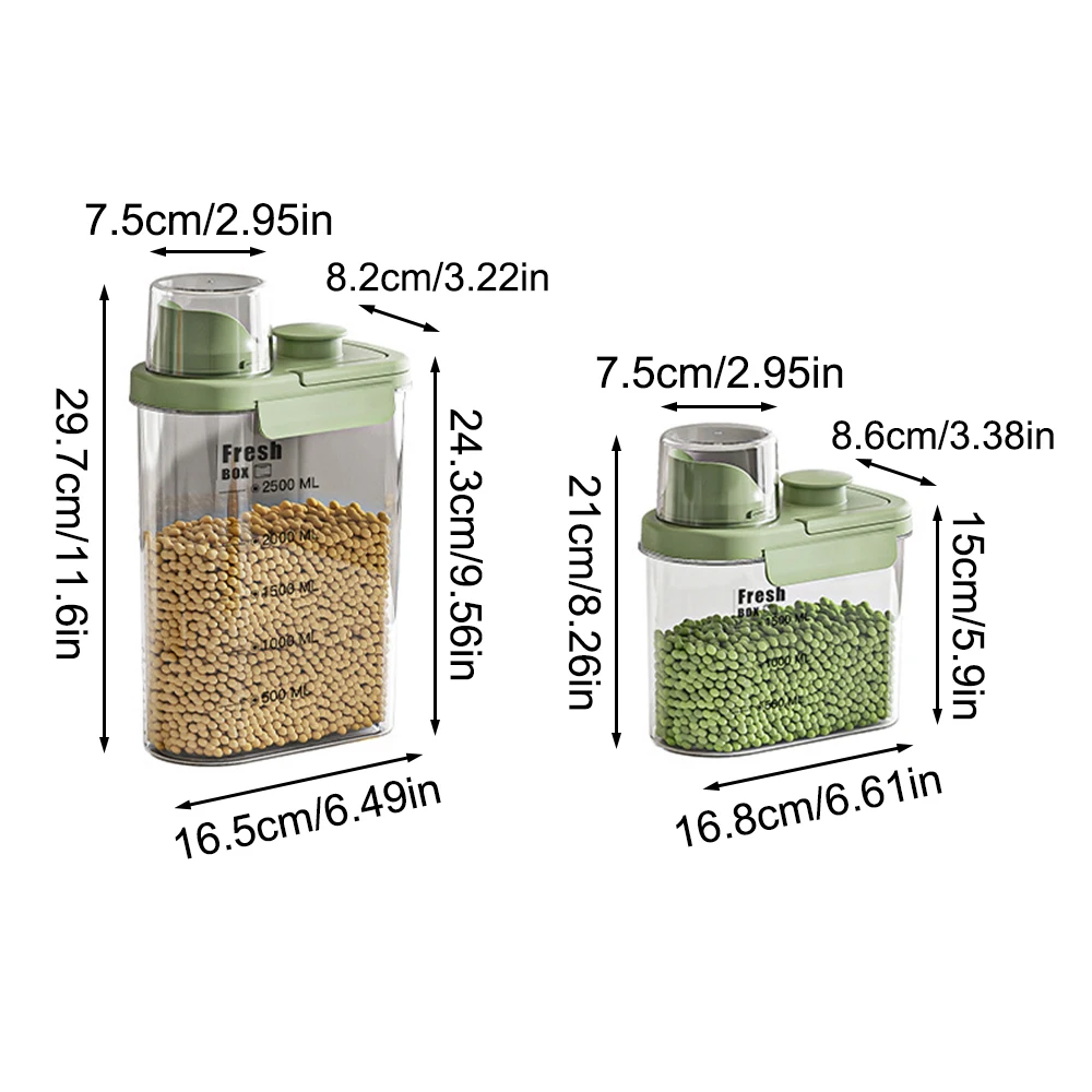 Герметичная Банка Для Хранения На 2-3 Л Водонепроницаемая Устойчивая К Плесени