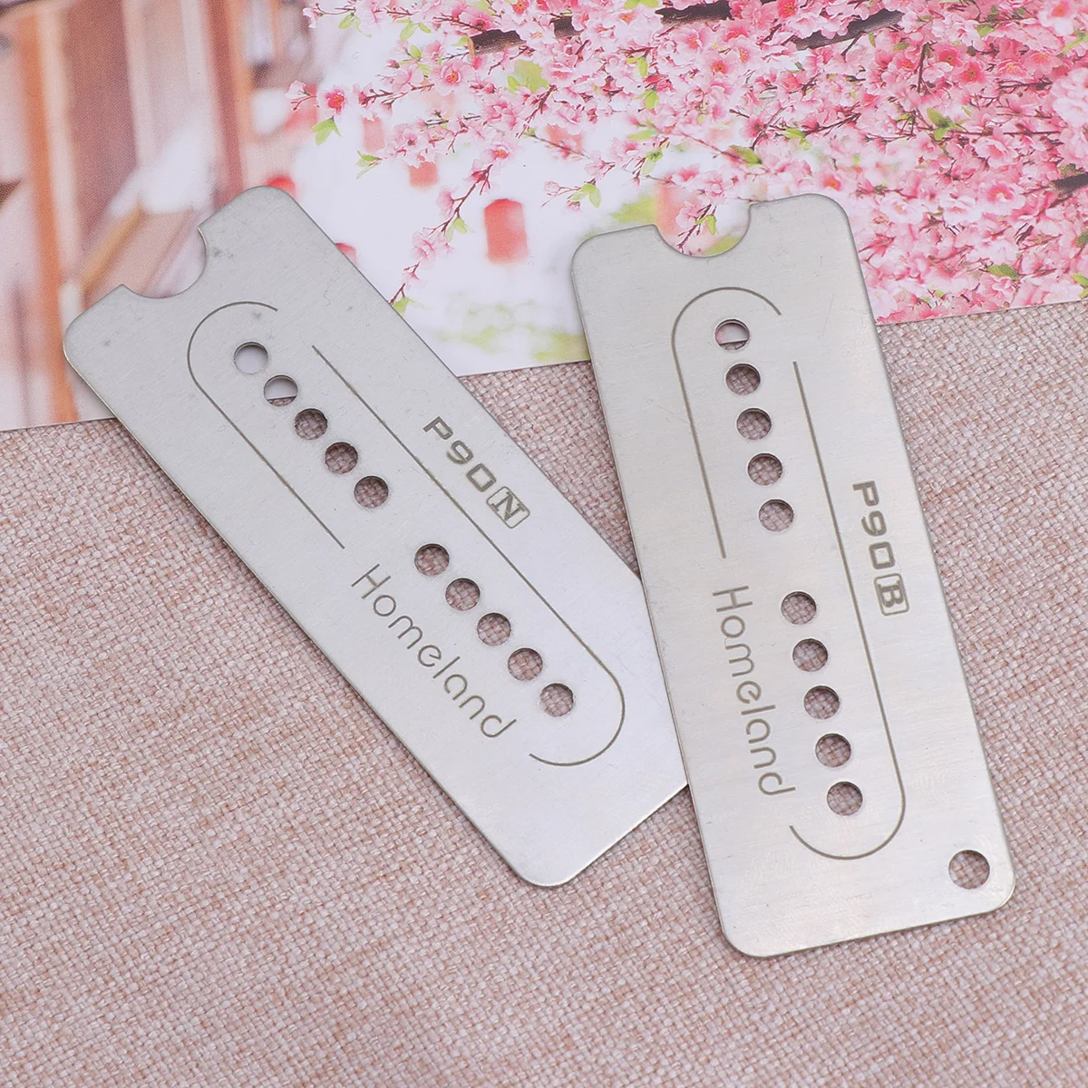 2 шт. опорная пластина для гитарного грифа мельхиор P90 стиль мыльного стержня