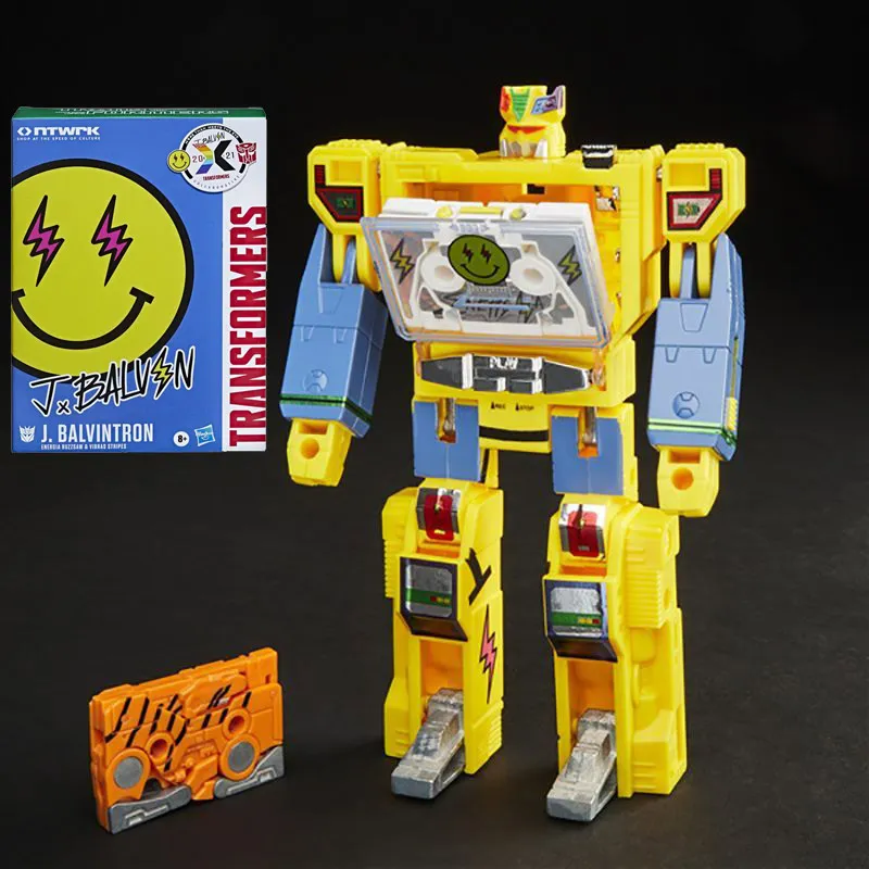 

15Cm Hasbro Genuine Transformers Toy J.balvin Energia Buzzsaw Vibras Seripes Anime Action Figure Deformation Robot Toys Kid Gift