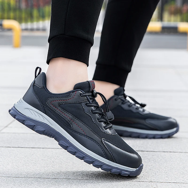 Summer Breathable Mesh Walking Shoes For Men Comfortable Soft Men's Casual Sports Shoes Light Non-slip Women's Running Sneakers