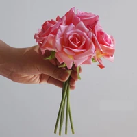 photography props decoration rose hand feeling moisturizing background wall simulation flower table bouquet home supply