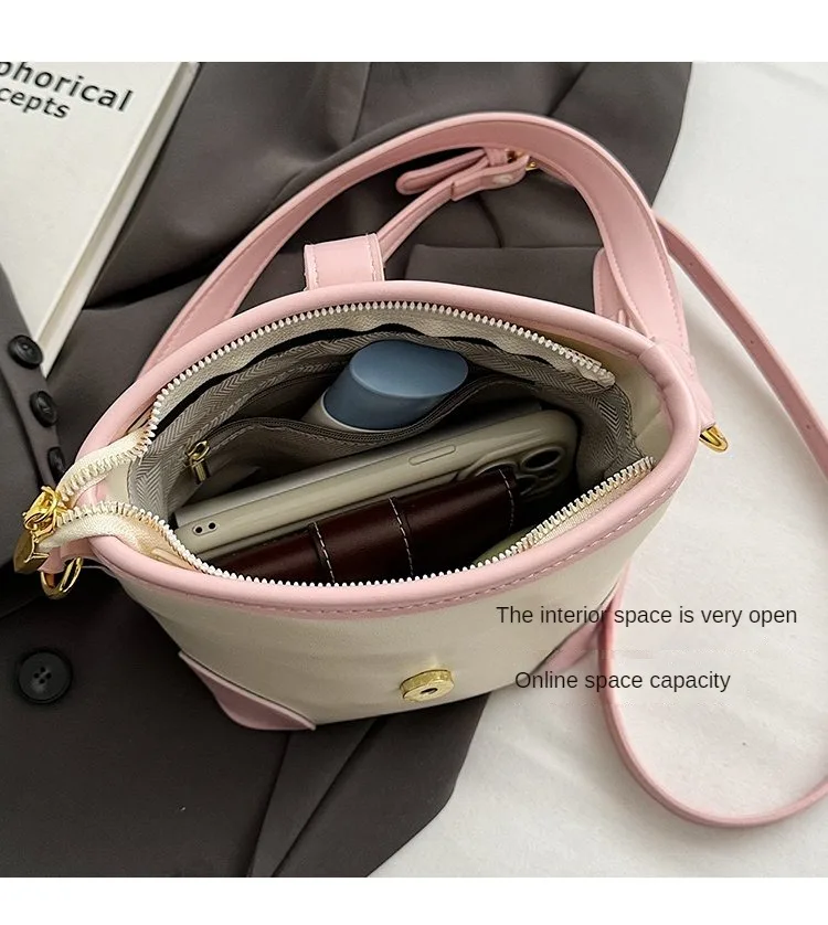 Женская сумка YOUDEYISI контрастных цветов: летняя новая модная через плечо холщовая