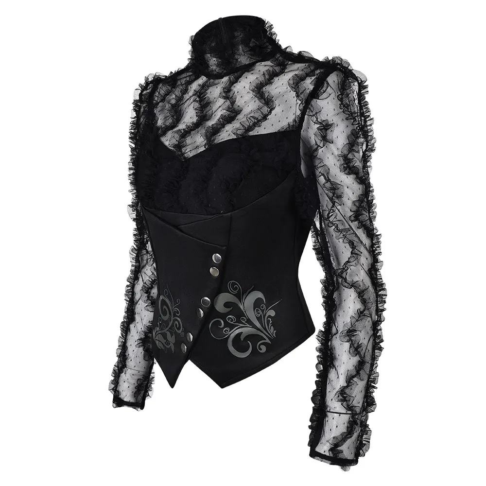 Эльфаба Косплей фильм Викид черная рубашка костюм наряды Хэллоуин карнавал