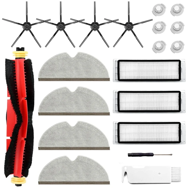 

Main Brush Side Brush HEPA Filter For Roborock S5 S5 Max S6 E35 Robots Accessories