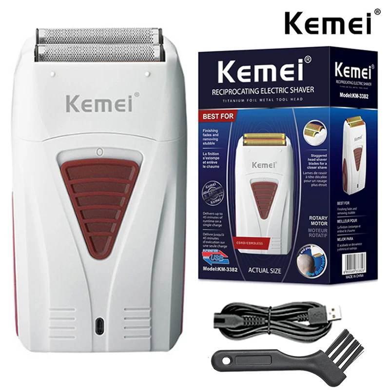 

Оригинальная электрическая бритва Kemei для чистки волос и бороды