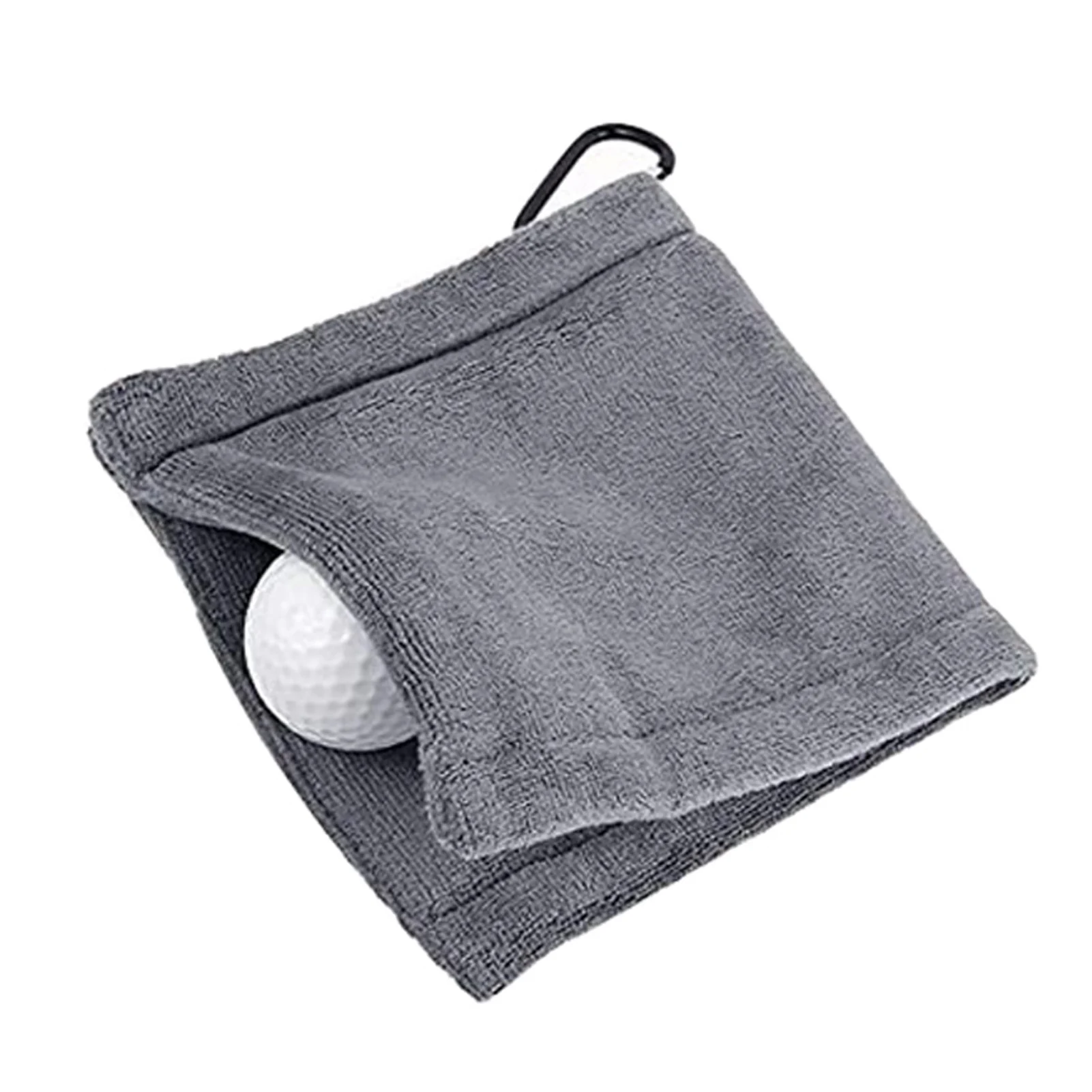 

Microfiber Golf Towels With Clip Golf Bag Towel Polyester Golf Towels With Heavy Duty Carabiner Clip Golf Towels Golf Bag