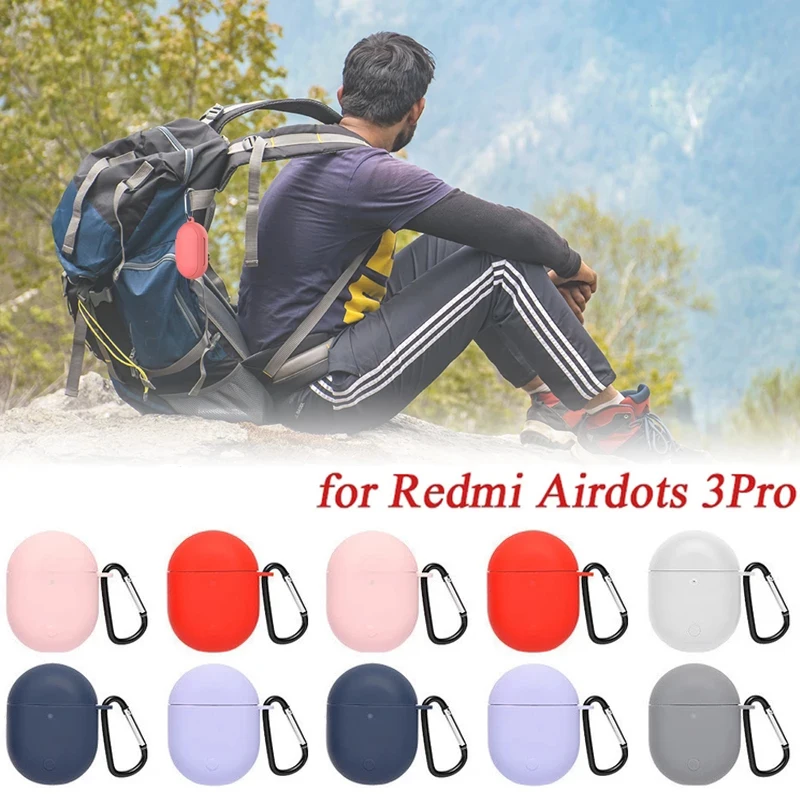 

Earphone Protective Case for Redmi Airdots 3Pro Soft Silicone Protector Cover Anti-lost Water Proof Cover for Xiaomi Buds 3 Pro