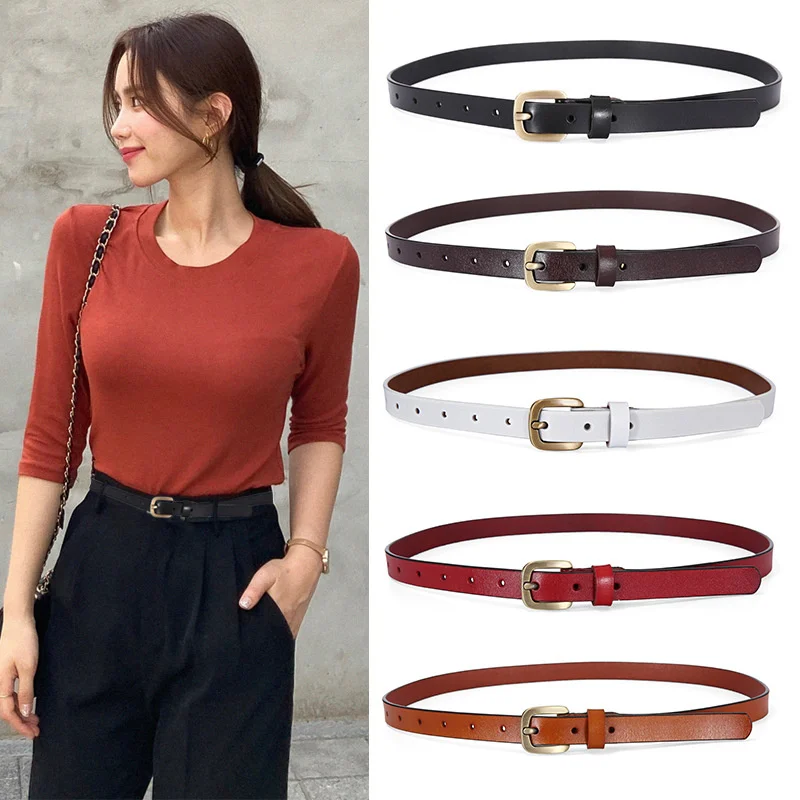 

Женская тонкая простая и универсальная декоративная модная маленькая искусственная кожа, подходит ко всему