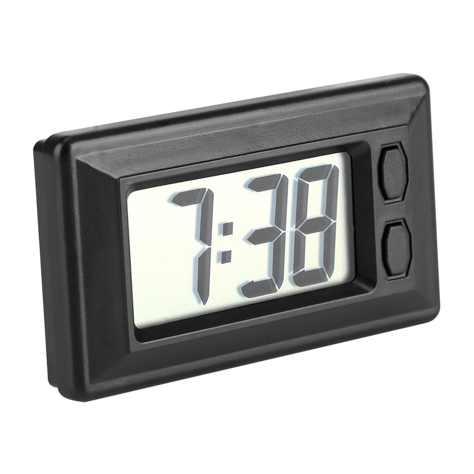 

Car Digital Clock Battery Operated Dashboard Digital Clock LED Clock Vehicle Adhesive Mini Decor For Home Table Dashboard Desk