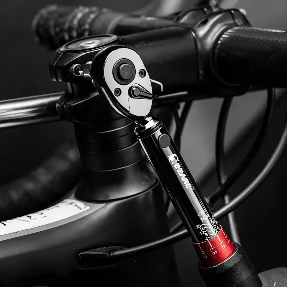 Ezarc динамометрический ключ для велосипеда Set 1/4 дюйма и набор гнезд регулируемого