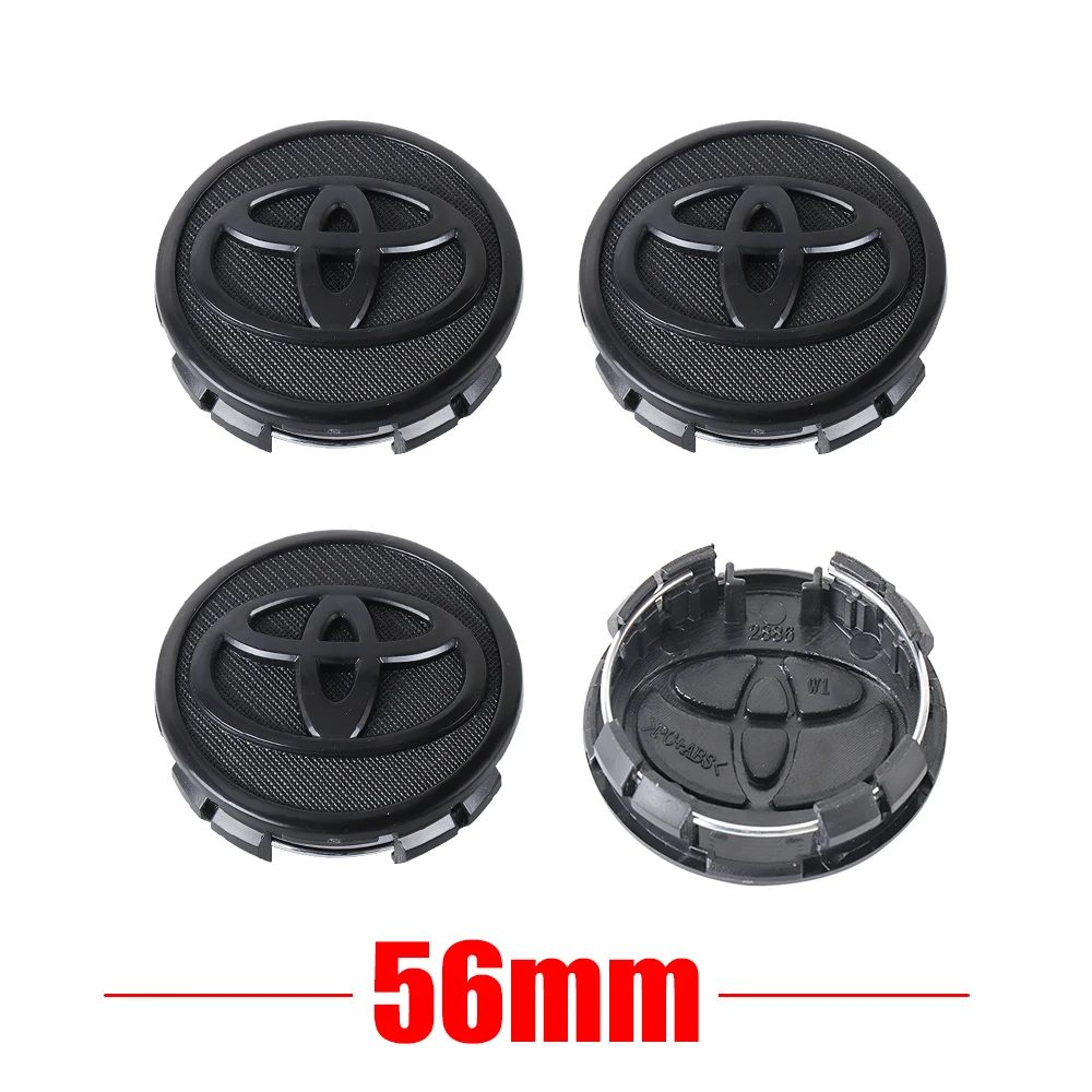 

4 шт., 56/62 мм, оригинальные колпаки для ступицы колес автомобиля, крышка обода для Toyota Rav4 Corolla Camry Aqua Yaris Auris CH-R Avensis TRD Cross