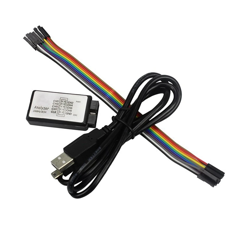 

USB Logic Analyzer Single Chip Microcomputer Suitable For ARM FPGA Debugging Tool 24M Sampling 8 Channels