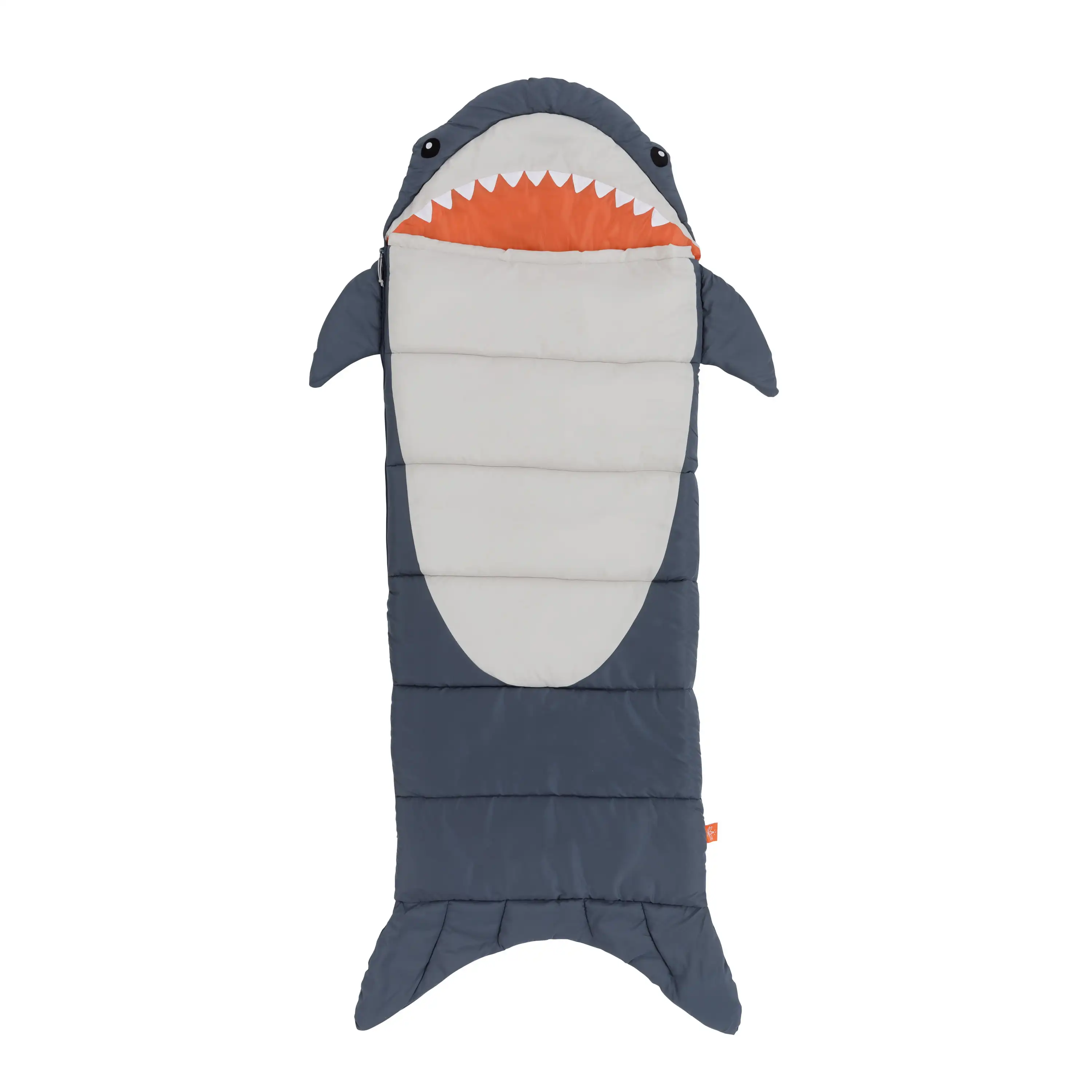 

Finn the Shark Kid's Sleeping Bag - Navy/Gray (65 in. x 24 in.)