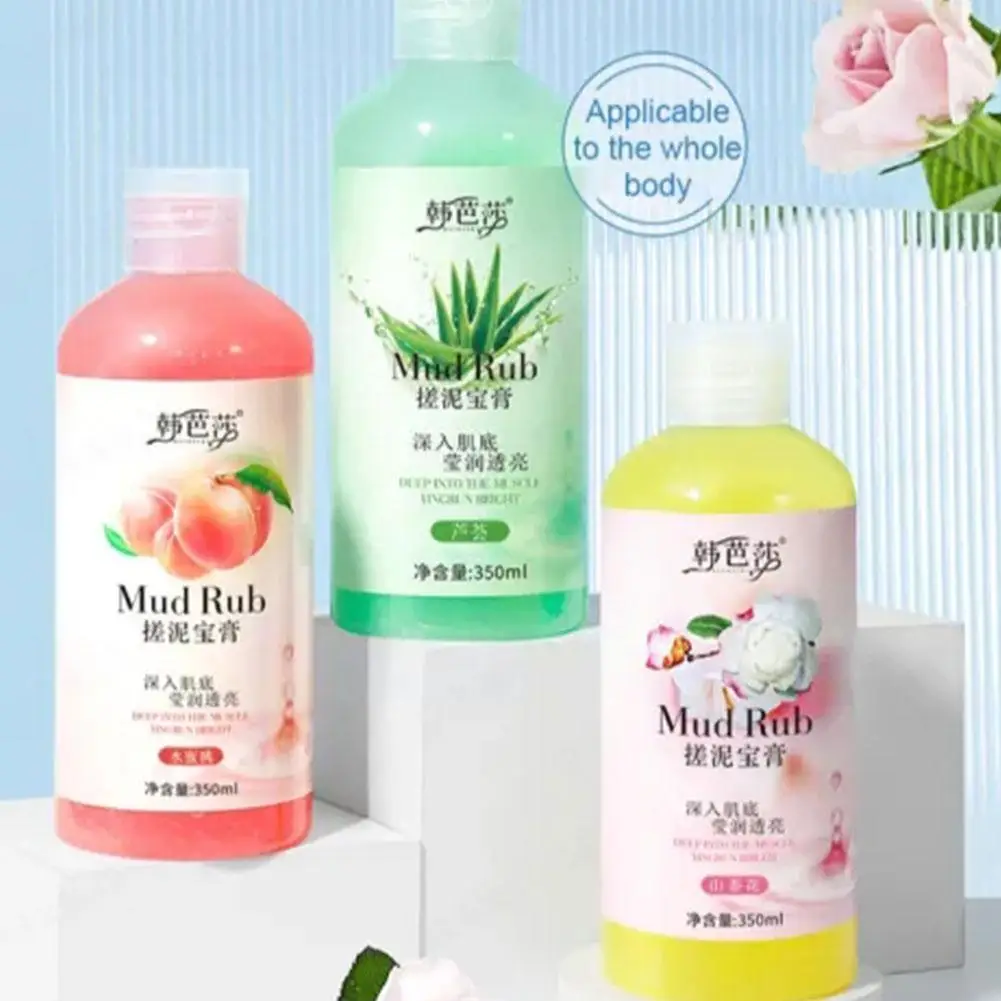 

350g Facial Scrub Exfoliating Cream Whitening Moisturizer Rub Cleaning Mud Female And Peeling Care Skin Deep Body Male Gel X0F8