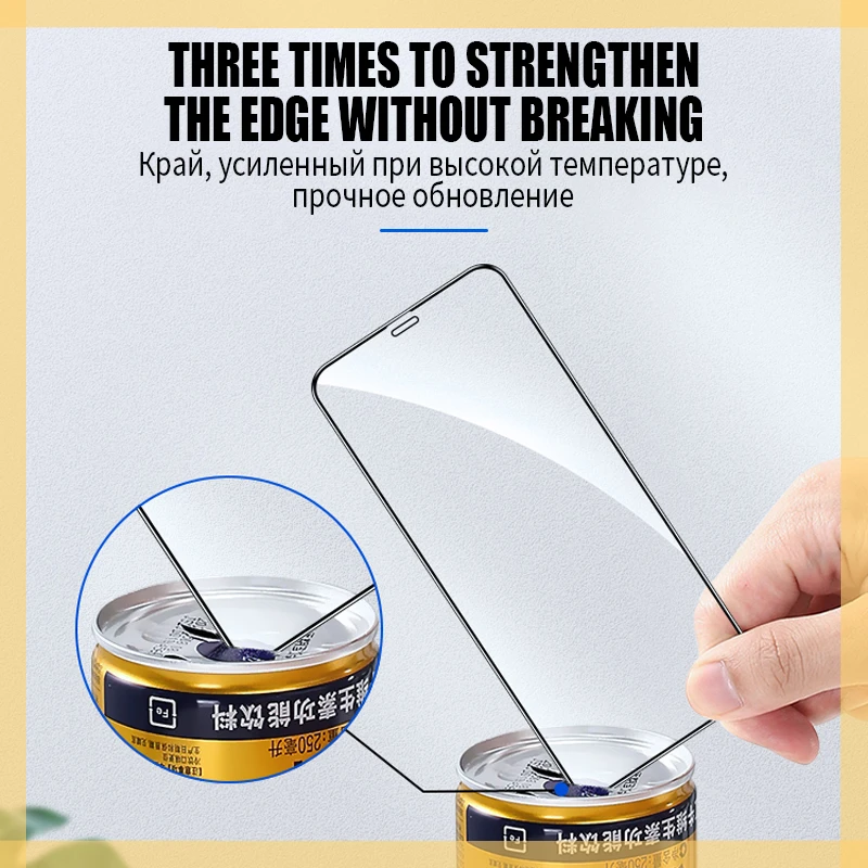 9D Full Protection Glass For  iPhone  Screen Protector Film For iphone  Glass