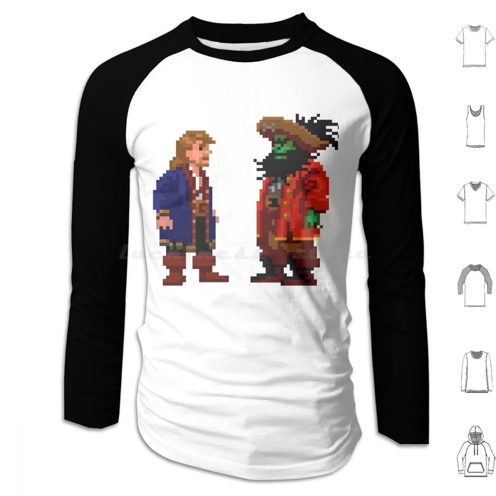 Фото Толстовка Guybrush Lechuck из хлопка с длинными рукавами Guybrush Lechuck №1