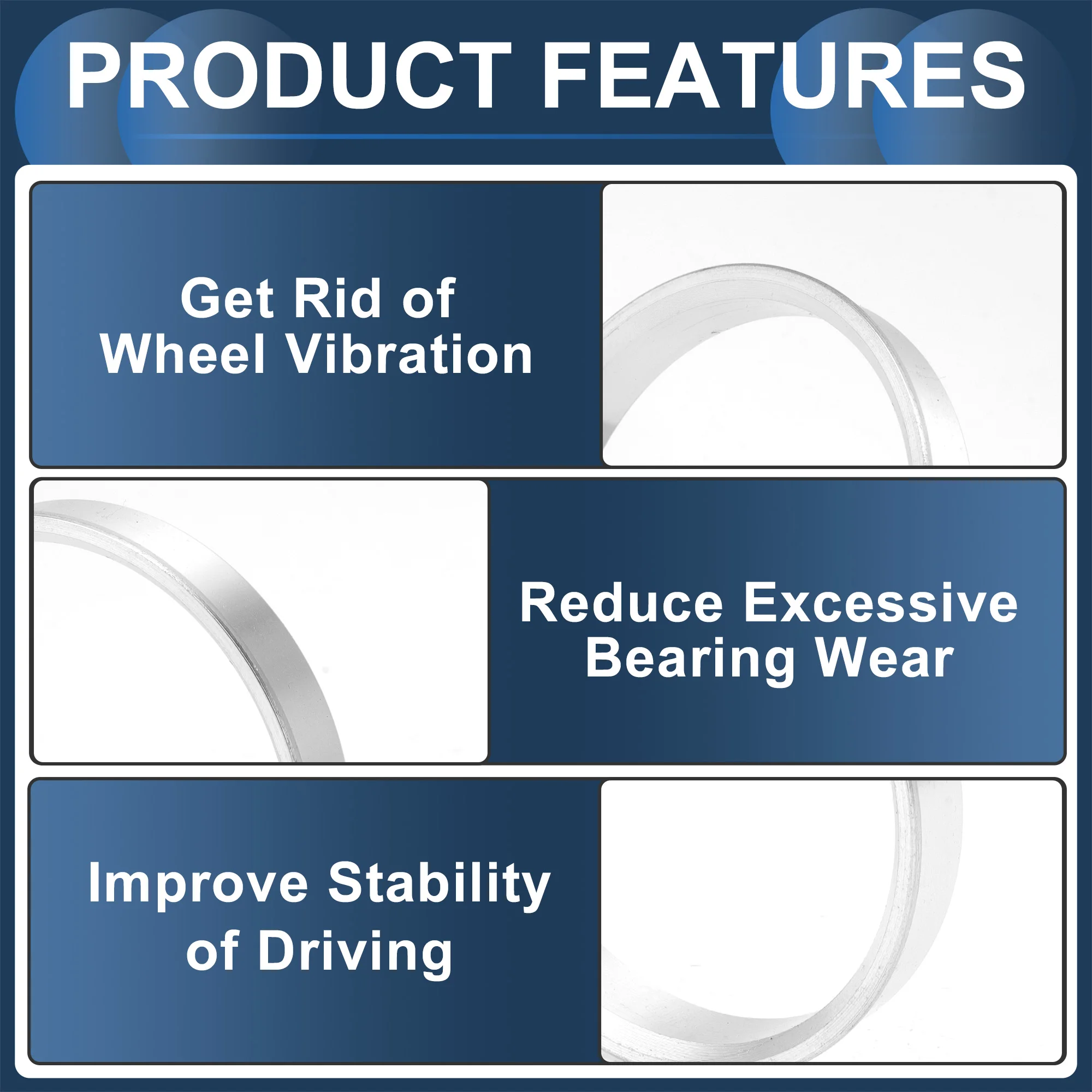 UXCELL 4 шт. центральное кольцо ступицы колеса автомобиля наружный диаметр 64 1–6 6 мм