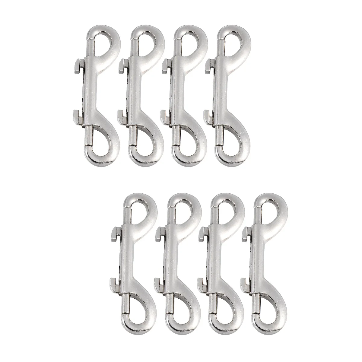 

Double Hook Trigger End Snap Clip Ended Stainless Garage Chain Buckle Bolt Equine Agricultural Snaps Bucket Holder Key Steel