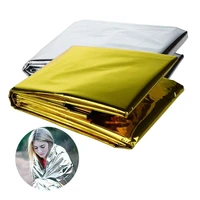 emergency blanket outdoor survive first aid military rescue kit windproof waterproof foil thermal blanket for camping hiking