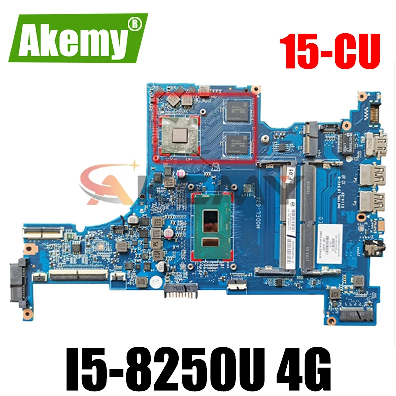 

Материнская плата Akemy для hp PAVILION 15-CU, фотосессия см, деталь дюйма, рабочая деталь 4G