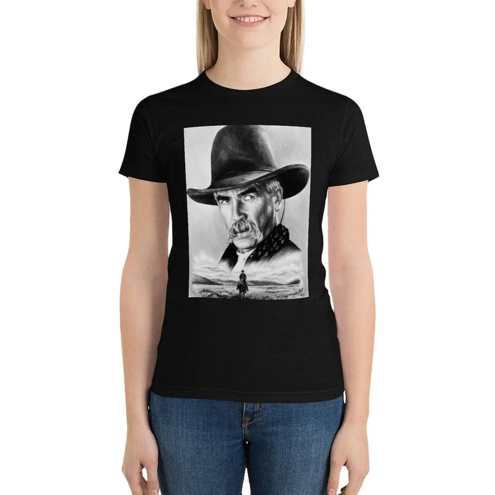Футболка Sam ElliotLone Rider футболки эстетическая одежда летняя для женщин