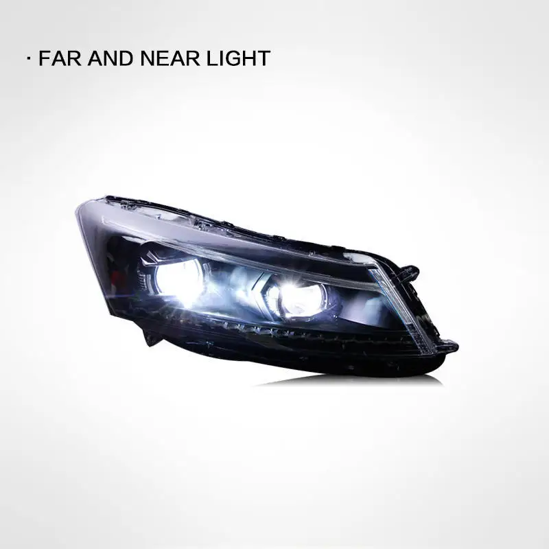 Автомобильный Стайлинг для HONDA Accord 8th фары 2008-2013 светодиодные LED DRL Hid ангельские