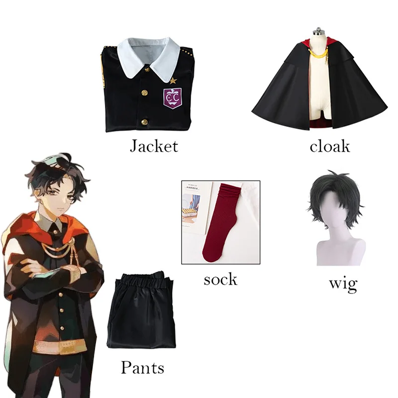 Костюм для косплея из аниме шпионская семья х Дамиан Дезмонд Аня плащ парик