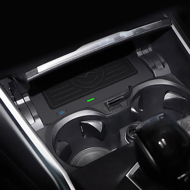 

15 Вт QI автомобильное беспроводное зарядное устройство, быстрое зарядное устройство, зарядное устройство для телефона, зарядная площадка для BMW 3 4 серии G20 G21 G22 G28 2019-2022