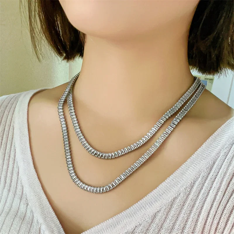 Ожерелье из разноцветного циркония ювелирные изделия в европейском и