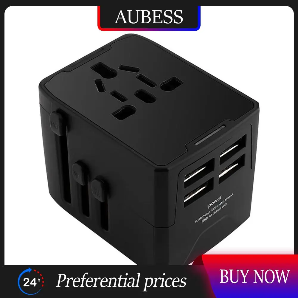 

C-type Port 5v 3a Max Universal Travel Adapter Automatic Intelligent Charging Technology Multifunctional Travel Plug Adapter