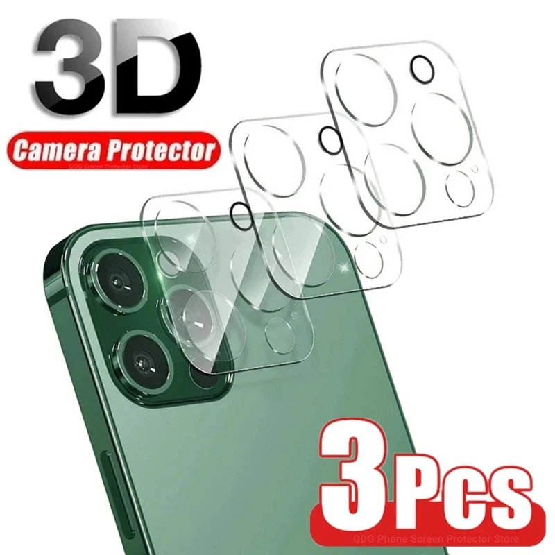 3D HD Back Camera Glass Protectors for iPhone 13 11 12 Pro M