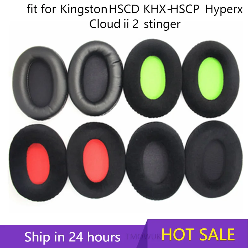 

Replacement Earpads for HyperX Cloud / Stinger / Flight / FlightS / Alpha / Silver / X / Pro / I / II Headphone Foam Ear Pads