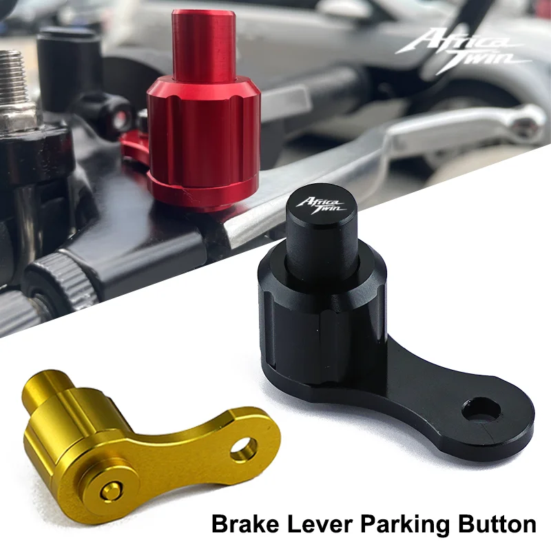 

For Honda Africa Twin Adventure Sports Motorcycle Accessories CNC Aluminum Brake Lever Parking Button Semi-automat Lock Switch
