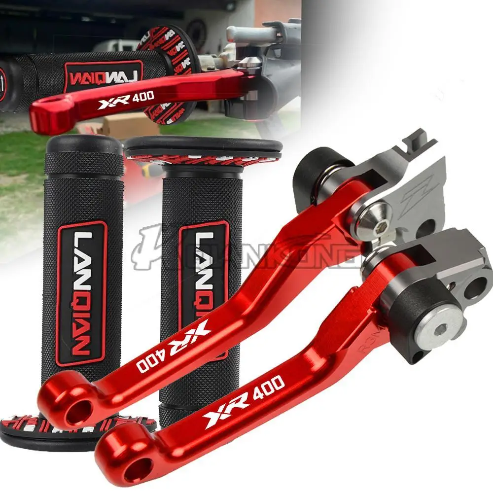 

XR 400 Dirt bike Brake Clutch Levers Handle Hand Grip For Honda XR400 1996 1997 1998 1999 2000 2001 2002 2003 2004 xr400 xr 400