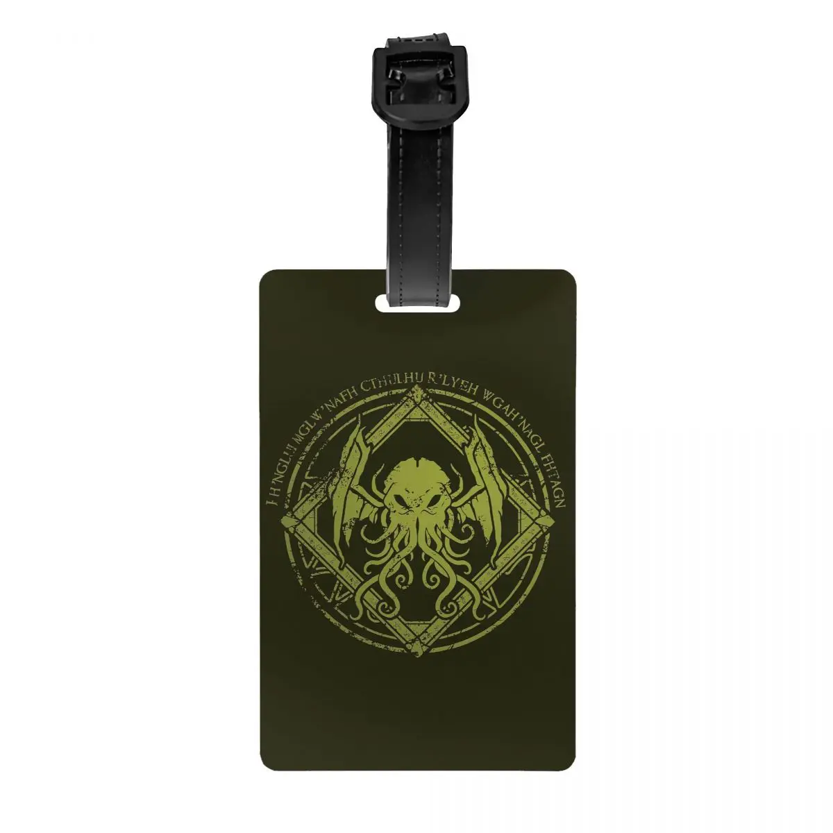 

Custom Lovecraft Mythos Monster Cthulhu Luggage Tag Privacy Protection Baggage Tags Travel Bag Labels Suitcase