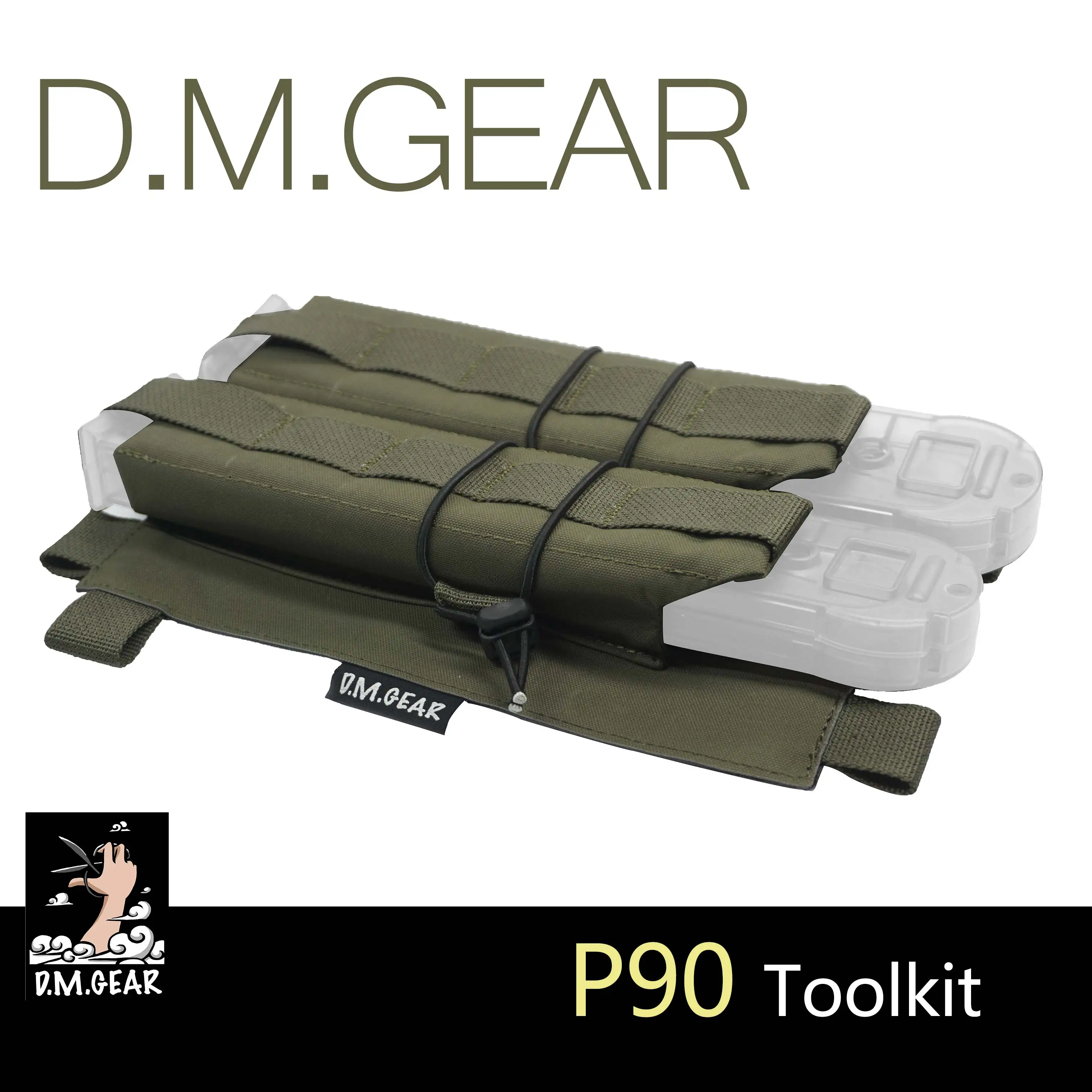

DMgear P90 Special Multi-function Pocket Tactical Multi-function Chest Hanging Leg Hanging Men And Women War Game Hun