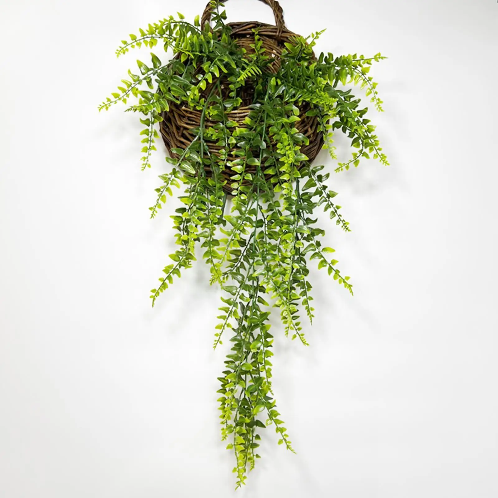 

Persian Fern Leaves Vines Room Decor Hanging Artificial Garland Decoration Plastic Balcony Wedding Plant Leaf Wall Party Gr T6y1
