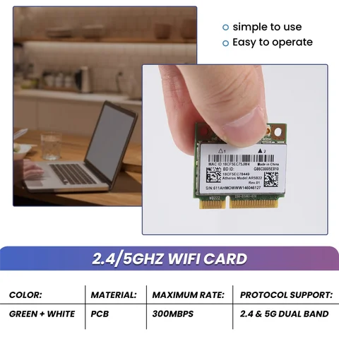 AR5B22 2,4/5 ГГц двухдиапазонная Wifi карта 802.11Ac Bluetooth 4,0 Беспроводная карта WLAN для Lenovo Y400 Y500 Y410P S215 U330 U4330