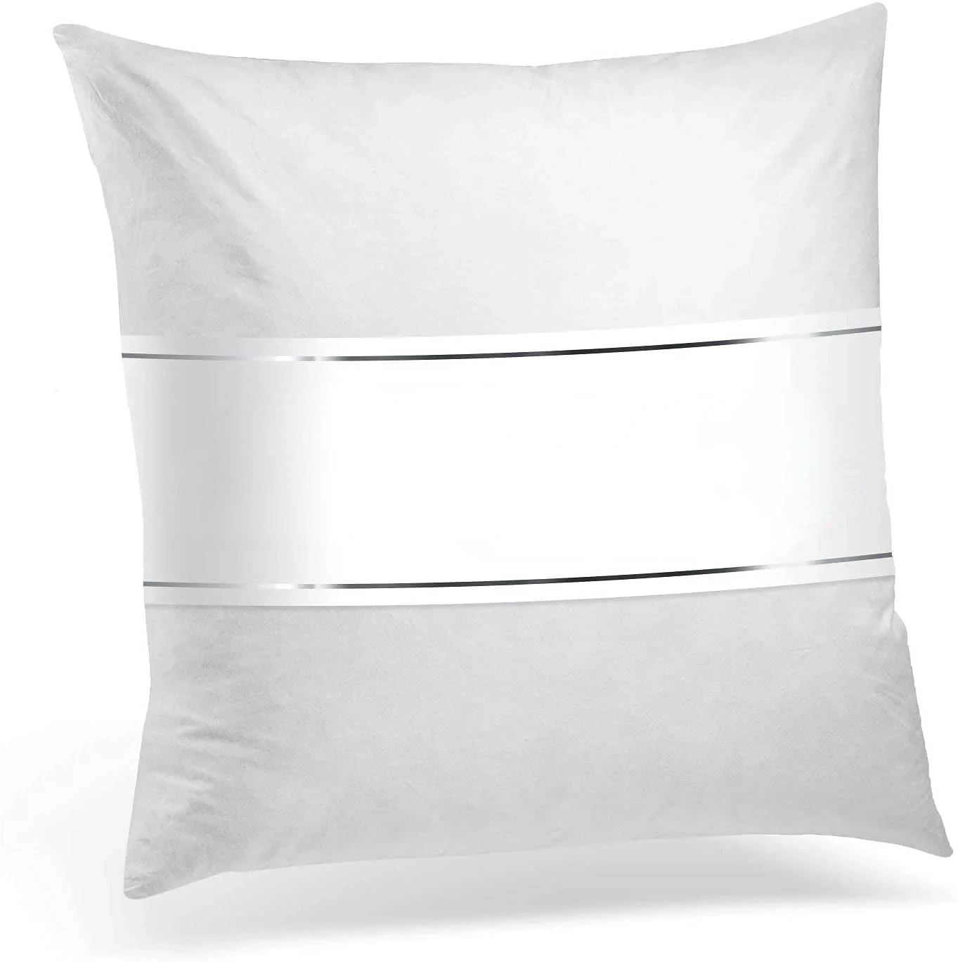 

Декоративная наволочка для подушки 28x28, наполнитель для пуха и перьев, наволочка из 100% хлопка, 233 ниток, квадратная наволочка для подушки, сделано в