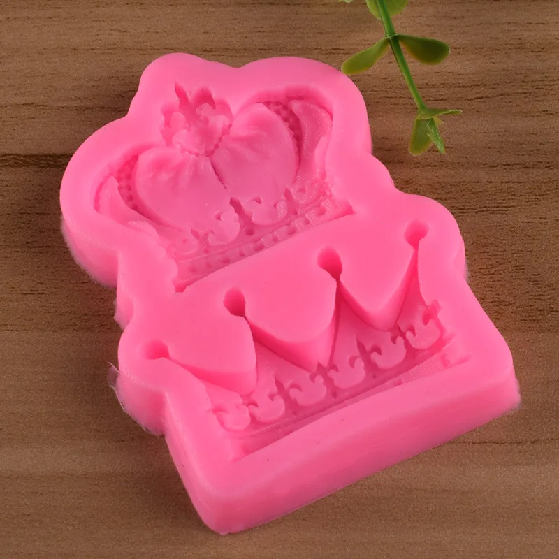 

imperial crown Shape Fondant Cake Silicone Mold Chocolate Pastry Mould DIY Cookies Baking Cake Decoration Tools