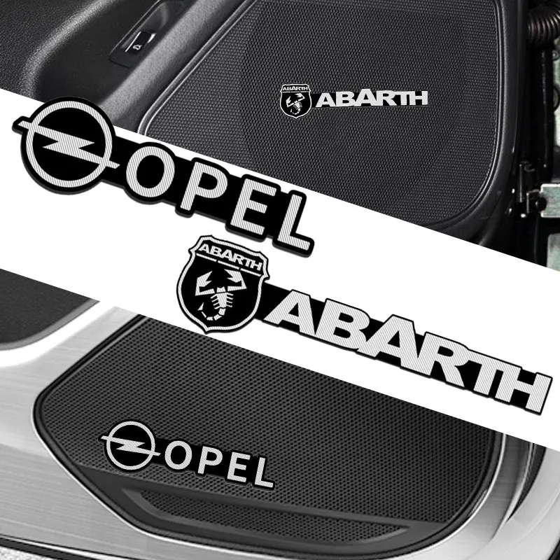 

Hi-Fi Speakers Stereo Speakers 3D Aluminum Badge Sticker Stereo For Honda Nissan Skoda Peugeot Mitsubishi Hyundai Citroen Dacia