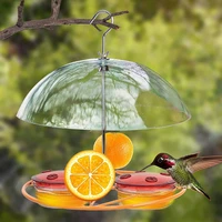 hummingbirds mini feeder squirrel proof bird feeder with plastic bowls to hold jelly oranges hanging metal bird feeder y5gb